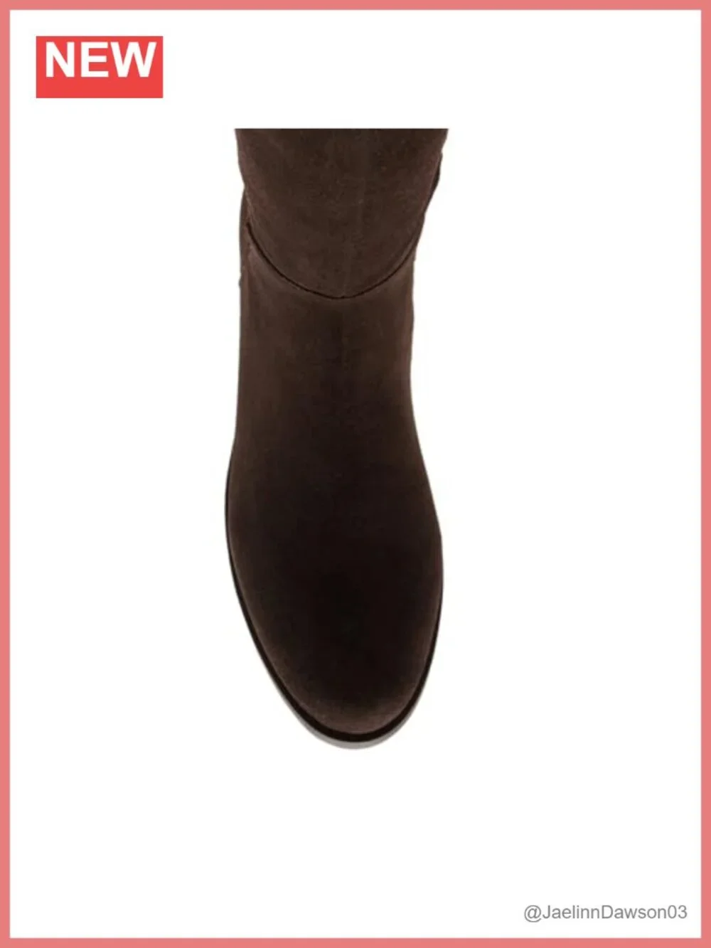 Over the Knee Waterproof Suede Boots 50/50 Stretch Square Toe